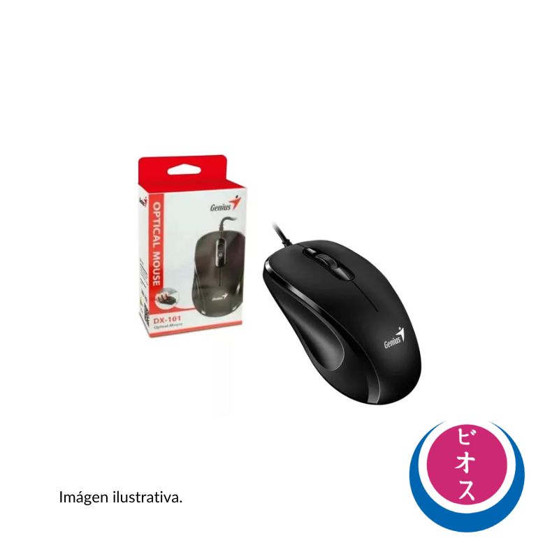 MOUSE GENIUS DX-101 USB BLACK