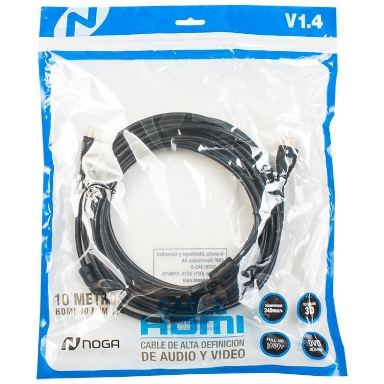 CABLE NOGA HDMI 1.4 M/M 10M