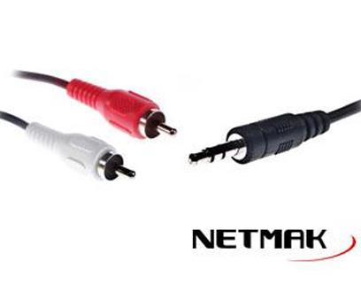 CABLE DE AUDIO NETMAK 1.5M
