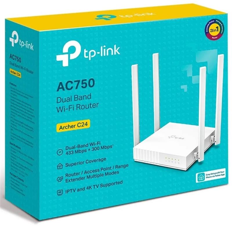 TP-LINK ROUTER WIR ARCHER C24W