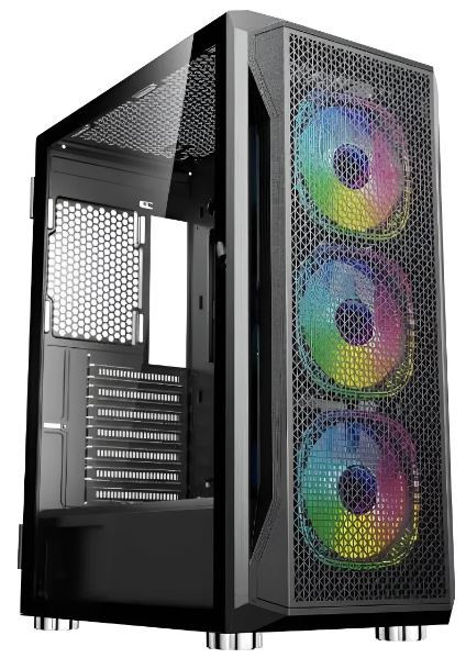 GABINETE ALUNA AL-T359 GAMER CON FUENTE 500W 80+P