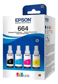CART.EPSON COMBO T664 4 POMOS