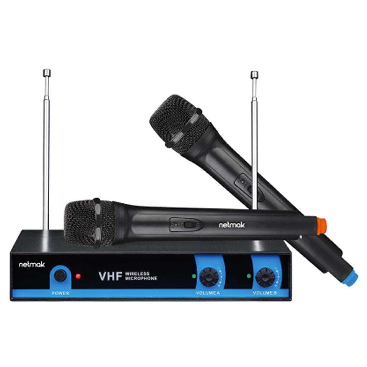 MICROFONO NETMAK X2 + RECEPTOR CONEXION VHF