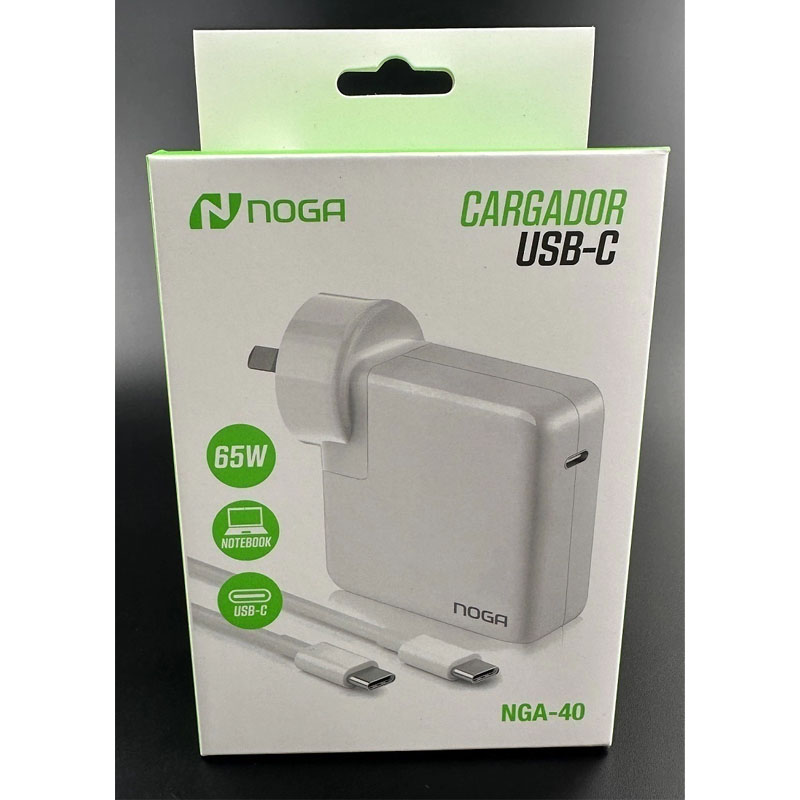 CARGADOR NOGA NGA-40 65W TIPO C NOTE/TABLET/CEL