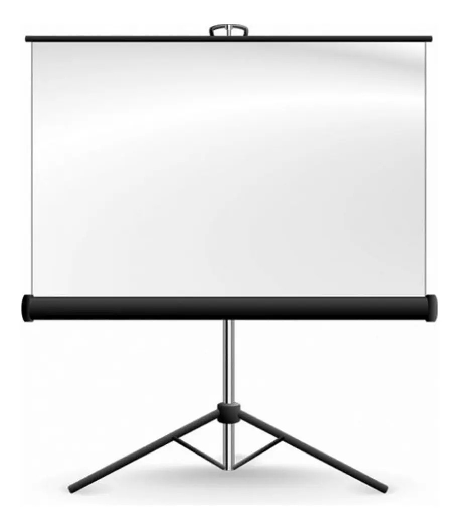 PANTALLA INTELAID 86" CON TRIPODE DE 1.72 X 1.3 MT