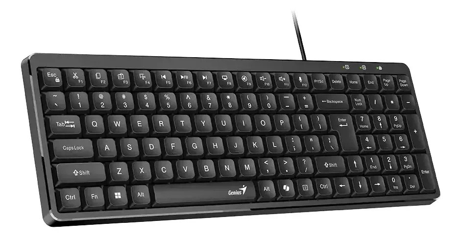 TECLADO GENIUS LUXEMATE 120 REDUCIDO USB BLACK