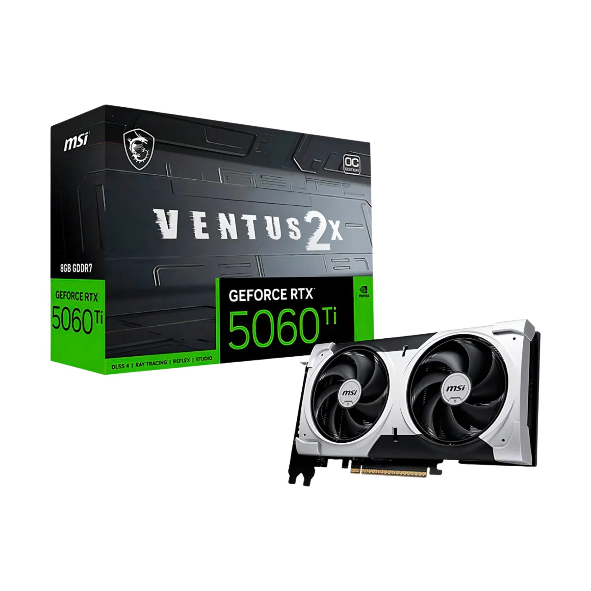 P.VIDEO MSI RTX 5060 TI 8GB VENTUS OC X2 FAN PLUS