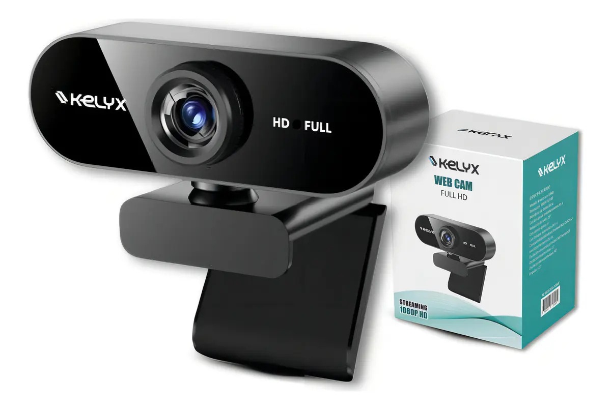 WEBCAM KELYX  1080P FULL HD CON MICROFONO USB