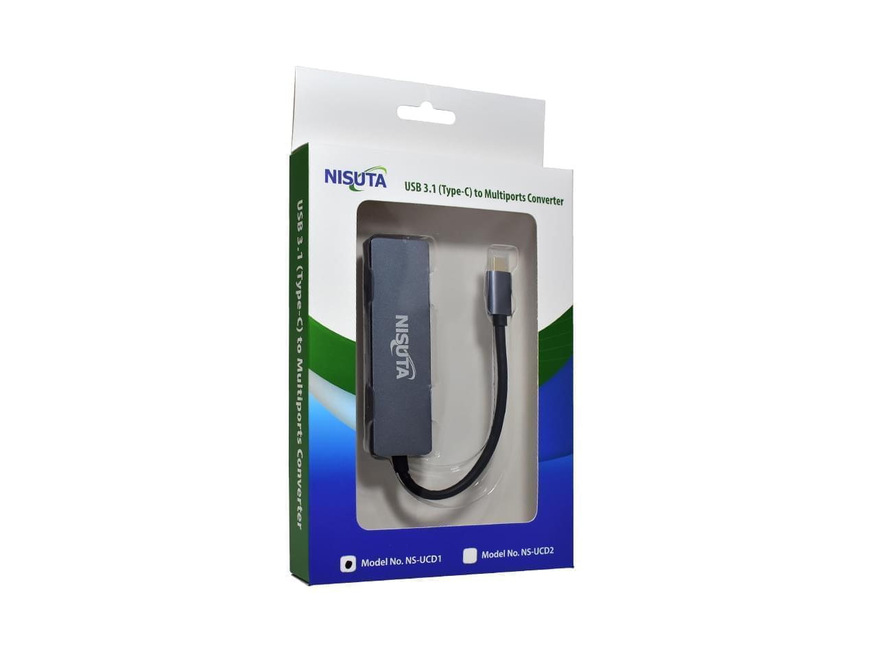 DOCKING NISUTA USB C 3.1 CH7210 HDMI+USB3.0+USB2.0
