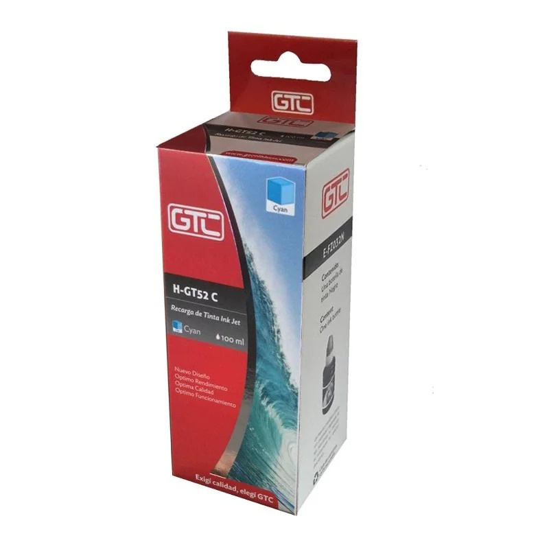 CART.GTC HP GT52 TINTA CYAN