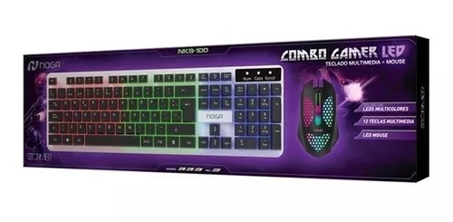 KIT NOGA TEC + MOUSE GAMER