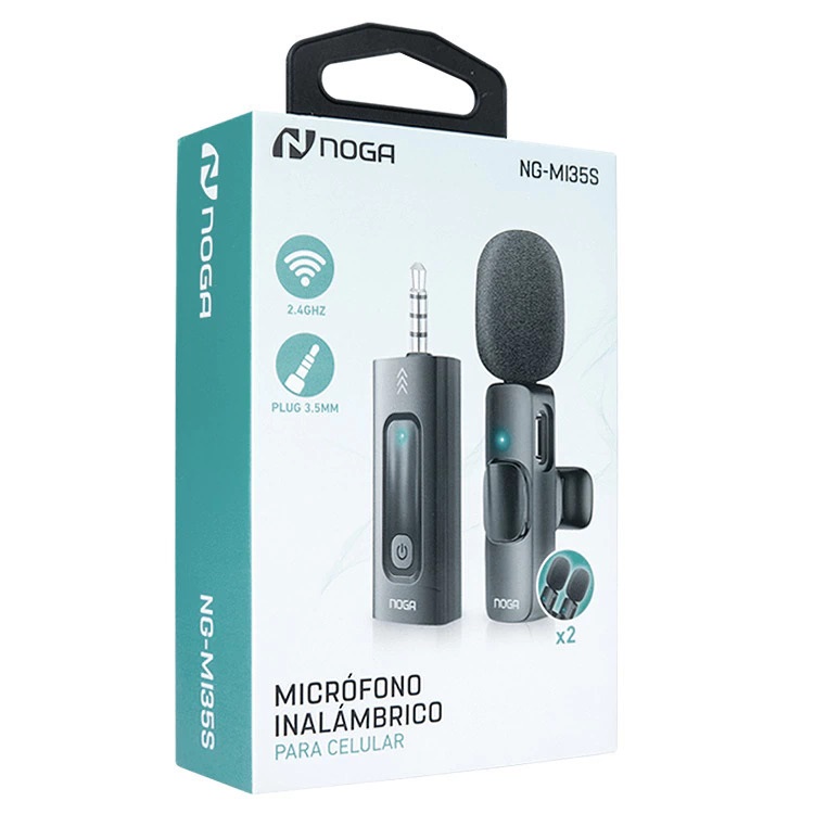 MICROFONO NOGA INALAMBRICO CORBATERO TIPO PLUG 3.5
