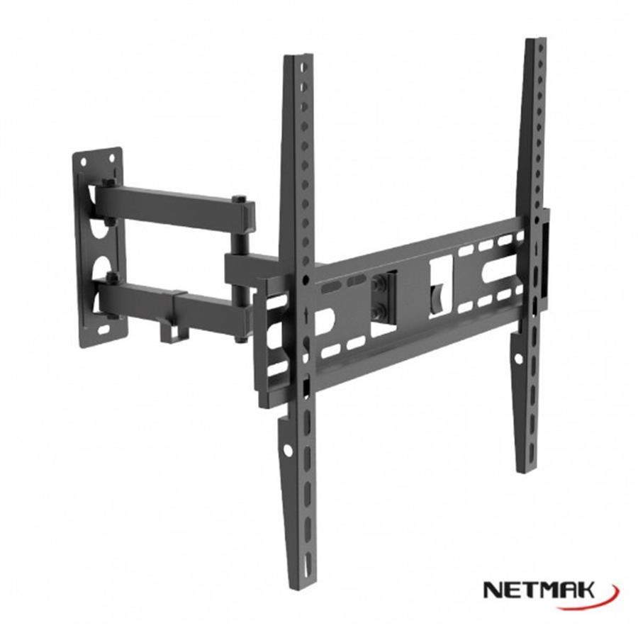 SOPORTE TV NETMAK 26"-60" DOBLE BRAZO MOVIL PARED