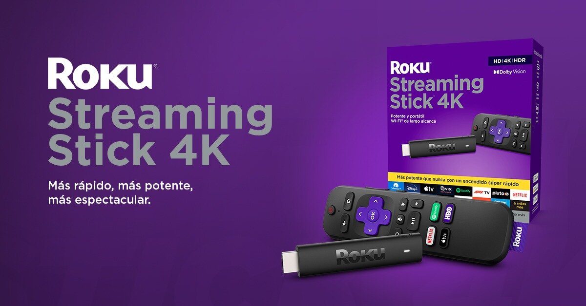 SMARTER ROKU STICK + 3810RW 4K