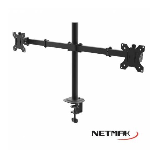 SOPORTE MONITOR NETMAK DOBLE