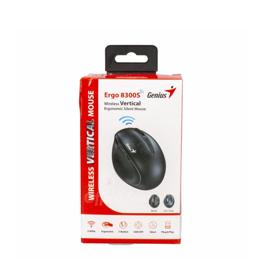MOUSE GENIUS ERGO 8300S WIRELESS VERTICAL IRON